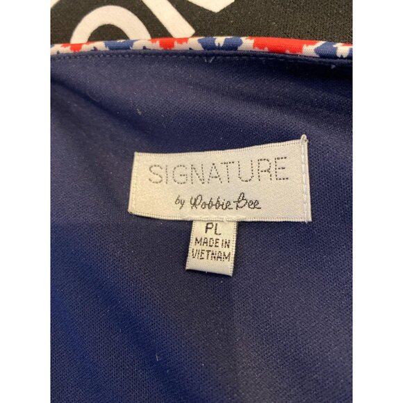 Geometric print Maxi Dress by Signature Robbie Bee Size PL - Picture 3 of 5